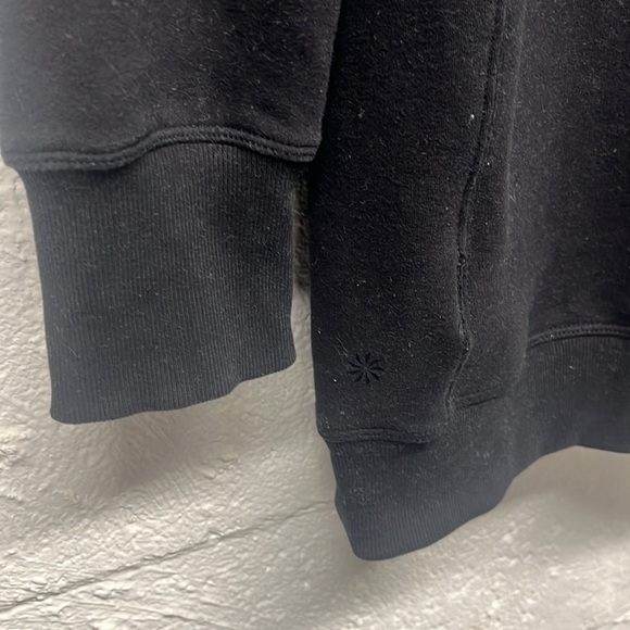 Athleta Girl Retroactive Half Zip sz XXL/16 black - Picture 8 of 9